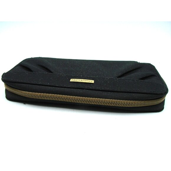 Travelon Black Wallet Wristlet Safe ID RFID Blocking Full Zip Around Closure - Picture 2 of 11
